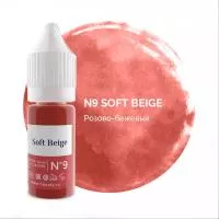 Пигмент для губ № 9 - Soft Beige, 10 мл Пигмент для губ № 9 - Soft Beige, 10 мл